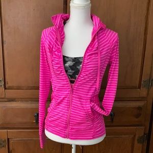 90 Degree Dark Pink Zip Up